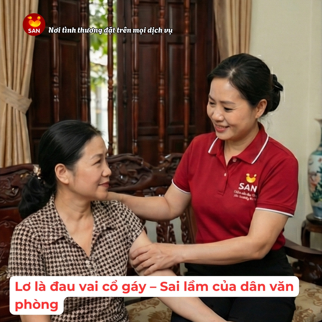 Đau vai cổ gáy