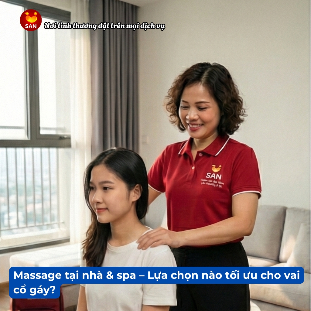 massage vai cổ gáy tại nhà