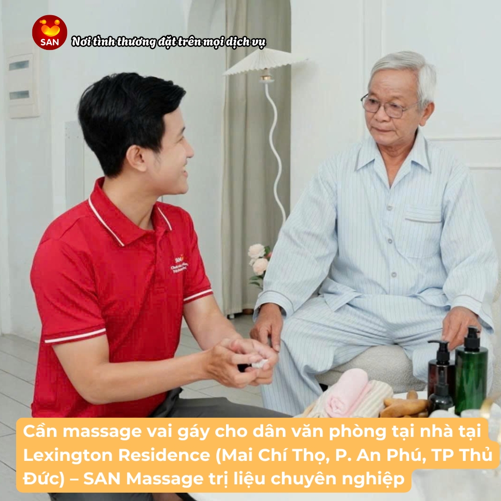 massage vai cổ gáy tại nhà