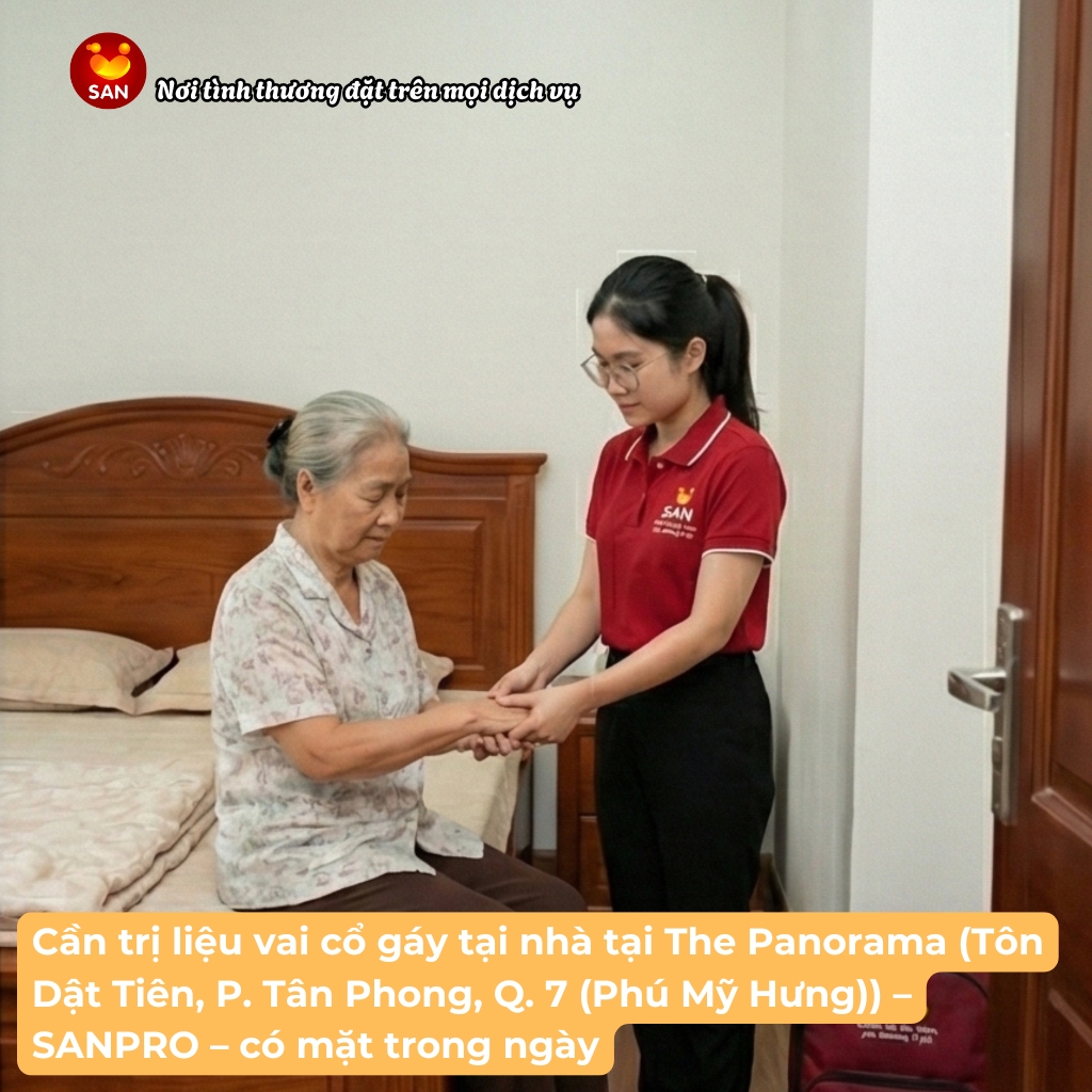 trị liệu vai cổ gáy tại nhà