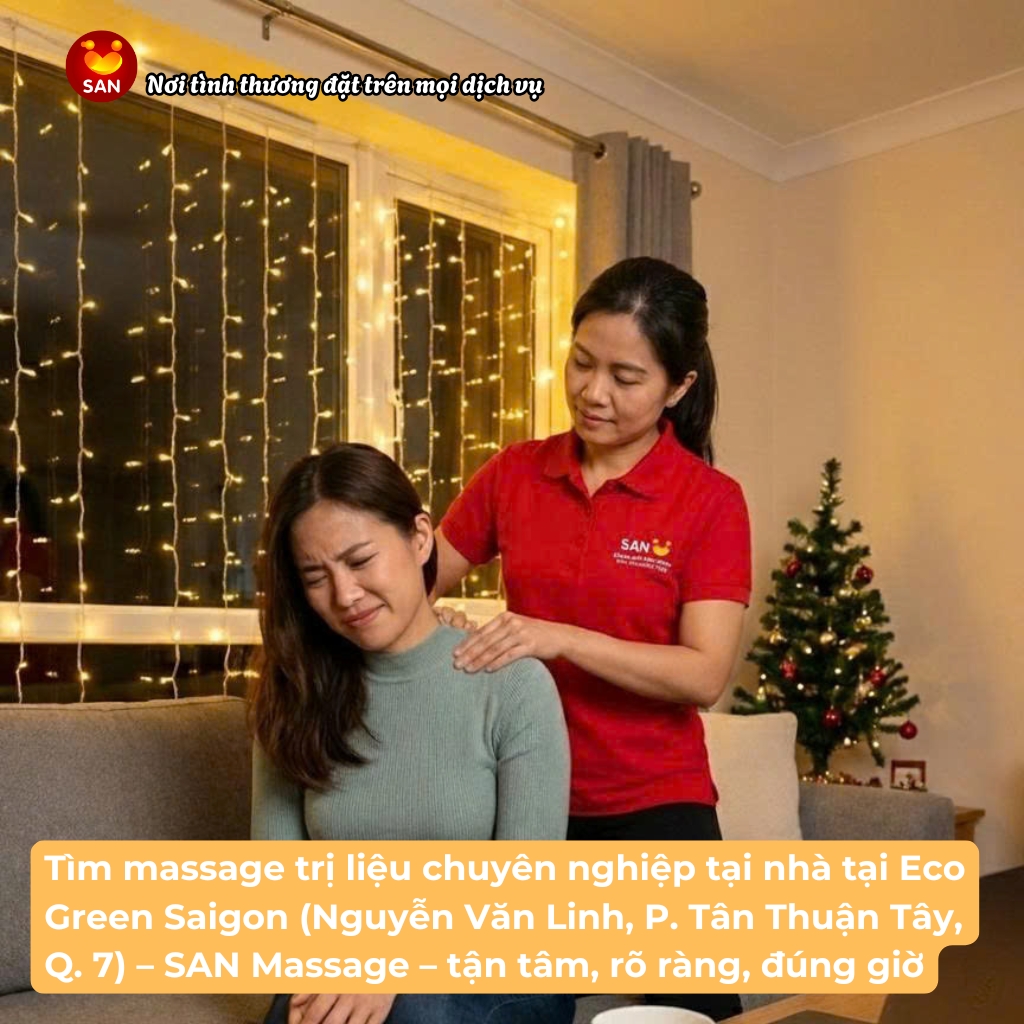 massage trị liệu tại nhà