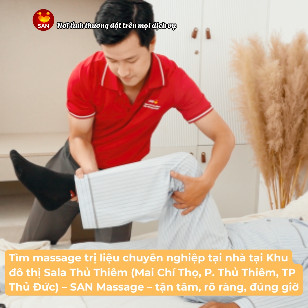 massage trị liệu tại nhà