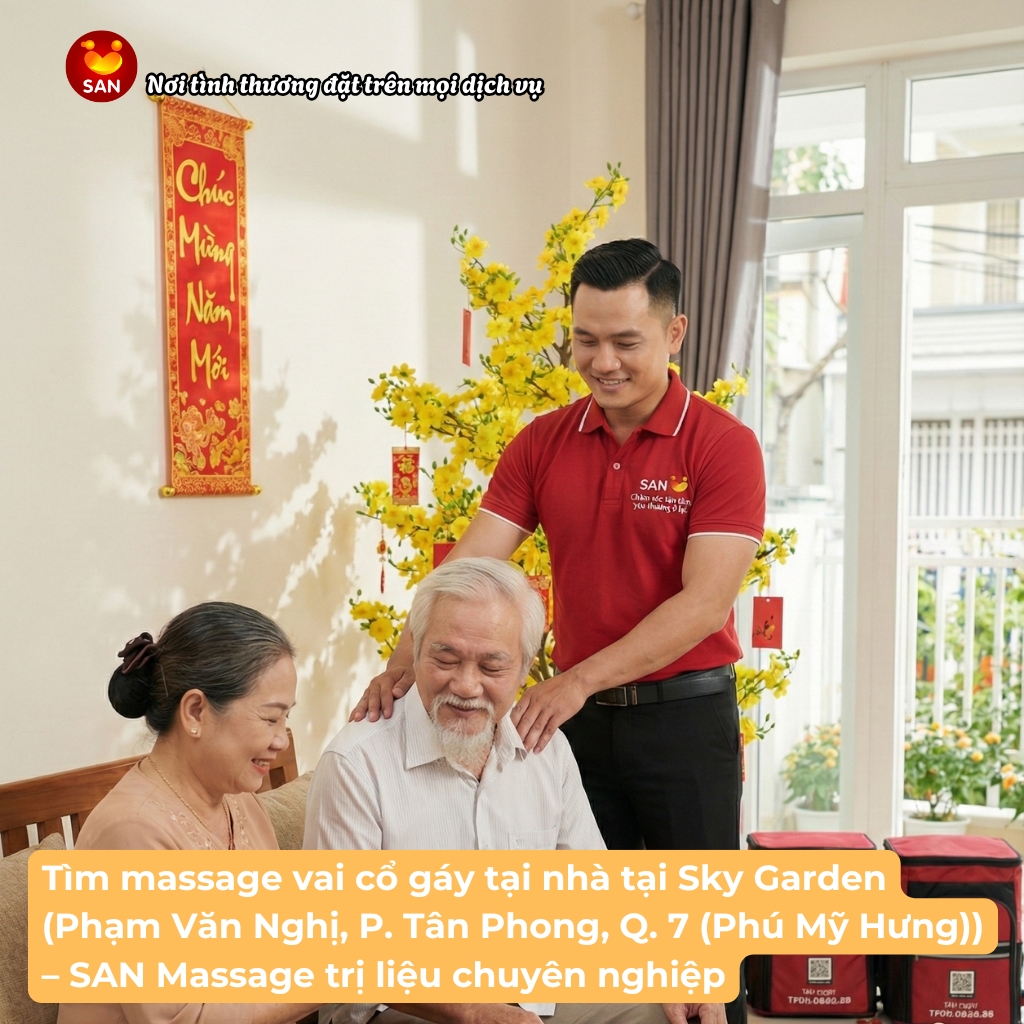 massage vai cổ gáy tại nhà